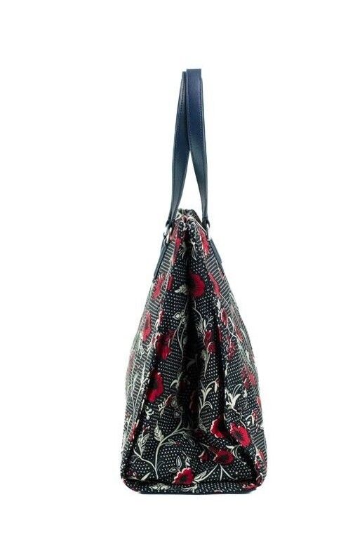 Tory Burch Medium Nylon Retro Batik Print Shoulder Bag Handbag
